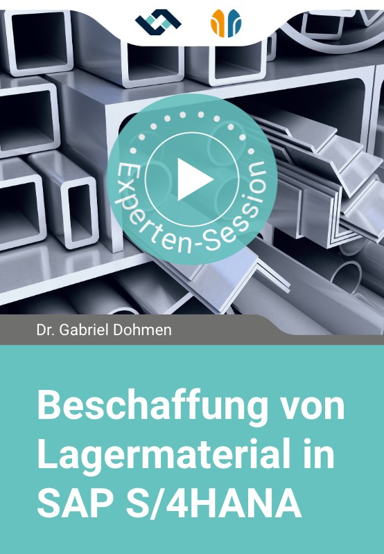 Beschaffung von Lagermaterial in SAP S/4HANA